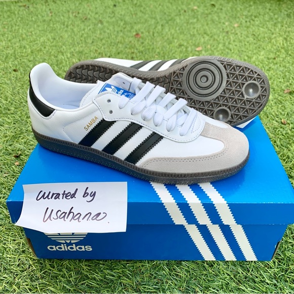 Adidas originals OG samba retro white black shoes - Picture 1 of 6